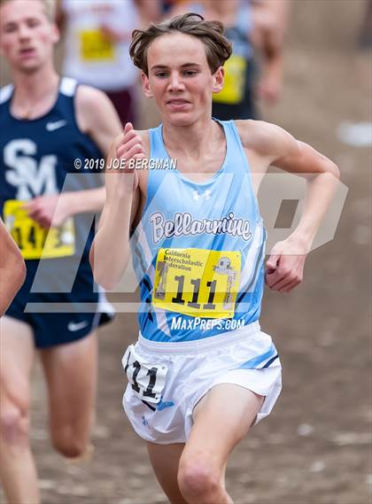 Thumbnail 1 in CIF State Cross Country Championships (Boys D1 Race) photogallery.