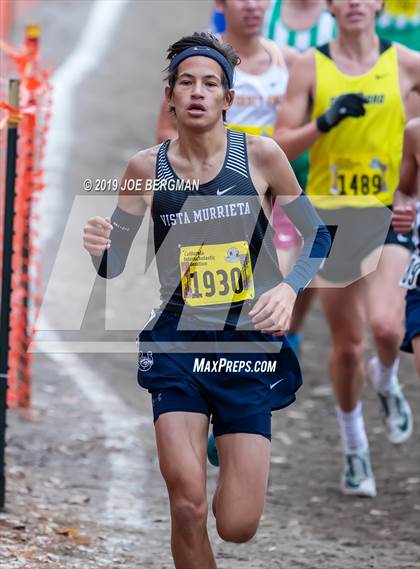 Thumbnail 2 in CIF State Cross Country Championships (Boys D1 Race) photogallery.