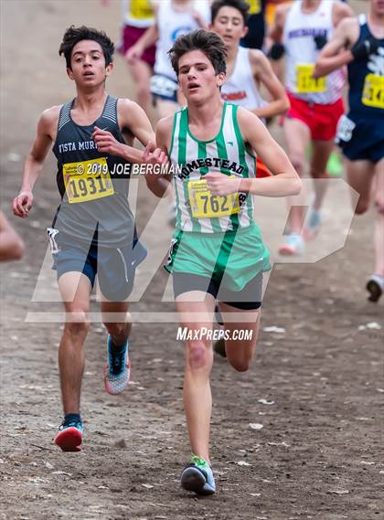 Thumbnail 3 in CIF State Cross Country Championships (Boys D1 Race) photogallery.