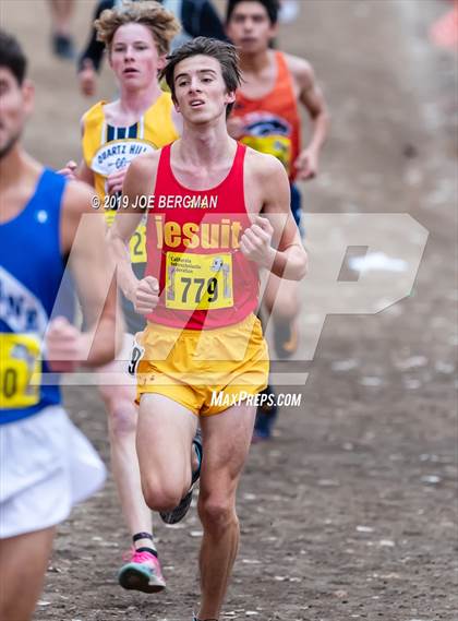 Thumbnail 1 in CIF State Cross Country Championships (Boys D1 Race) photogallery.