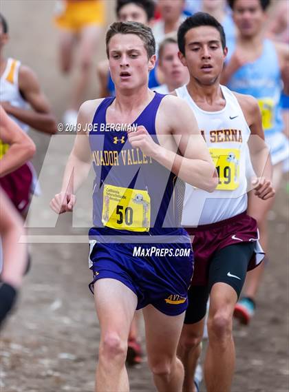 Thumbnail 1 in CIF State Cross Country Championships (Boys D1 Race) photogallery.