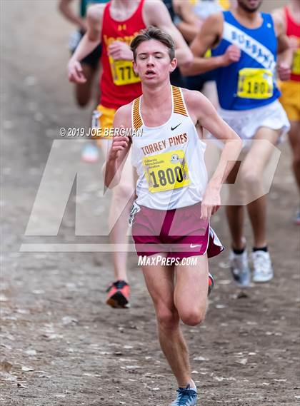 Thumbnail 2 in CIF State Cross Country Championships (Boys D1 Race) photogallery.