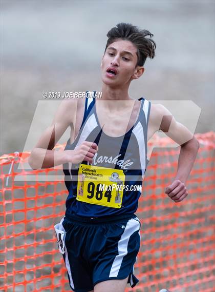 Thumbnail 1 in CIF State Cross Country Championships (Boys D1 Race) photogallery.