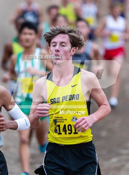 Thumbnail 1 in CIF State Cross Country Championships (Boys D1 Race) photogallery.