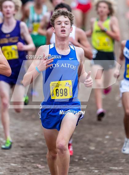 Thumbnail 1 in CIF State Cross Country Championships (Boys D1 Race) photogallery.
