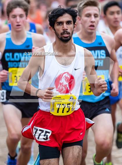 Thumbnail 2 in CIF State Cross Country Championships (Boys D1 Race) photogallery.