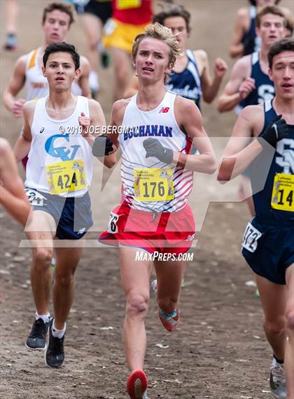 Thumbnail 3 in CIF State Cross Country Championships (Boys D1 Race) photogallery.