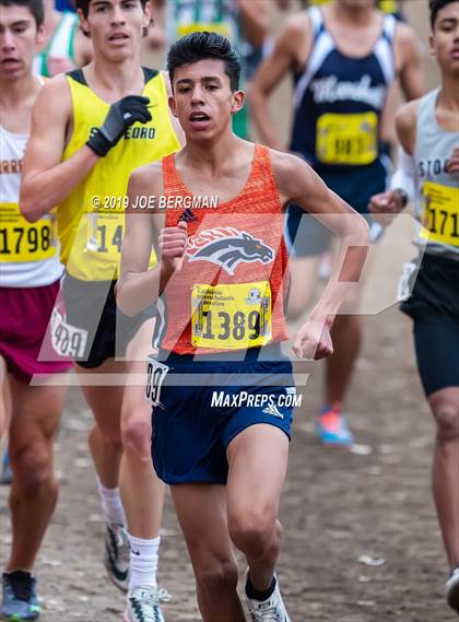 Thumbnail 2 in CIF State Cross Country Championships (Boys D1 Race) photogallery.