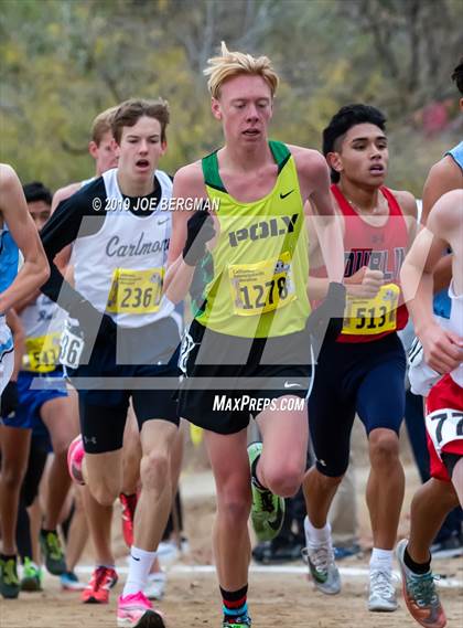 Thumbnail 2 in CIF State Cross Country Championships (Boys D1 Race) photogallery.