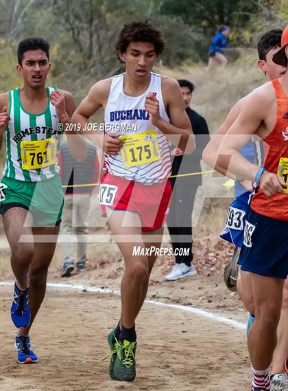 Thumbnail 2 in CIF State Cross Country Championships (Boys D1 Race) photogallery.