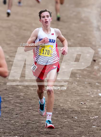 Thumbnail 1 in CIF State Cross Country Championships (Boys D1 Race) photogallery.
