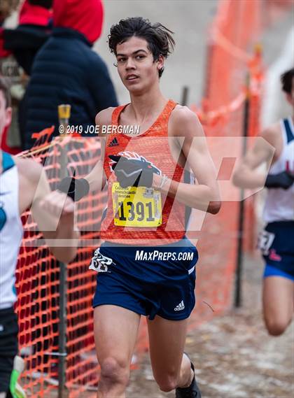 Thumbnail 3 in CIF State Cross Country Championships (Boys D1 Race) photogallery.