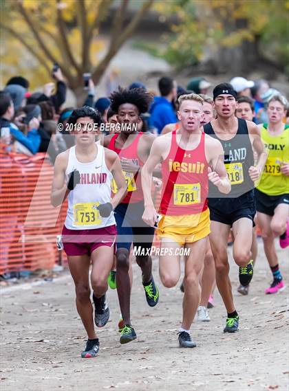 Thumbnail 3 in CIF State Cross Country Championships (Boys D1 Race) photogallery.
