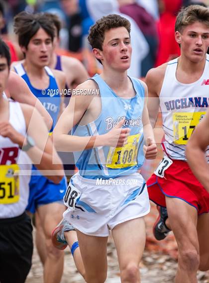 Thumbnail 2 in CIF State Cross Country Championships (Boys D1 Race) photogallery.