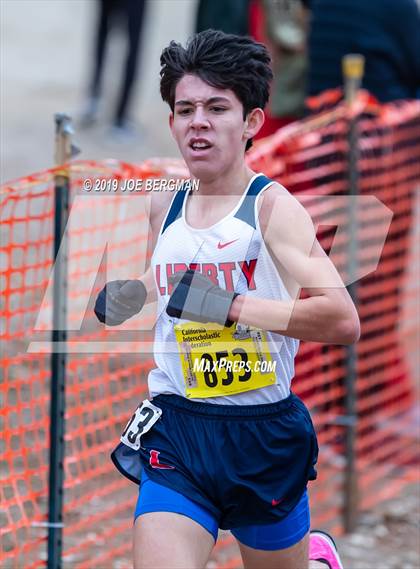 Thumbnail 1 in CIF State Cross Country Championships (Boys D1 Race) photogallery.