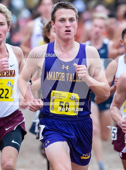 Thumbnail 3 in CIF State Cross Country Championships (Boys D1 Race) photogallery.