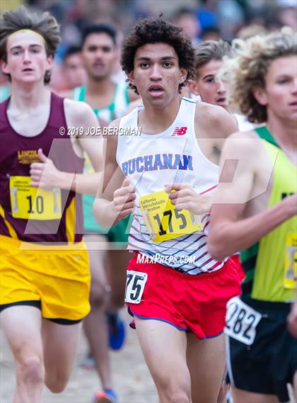 Thumbnail 1 in CIF State Cross Country Championships (Boys D1 Race) photogallery.