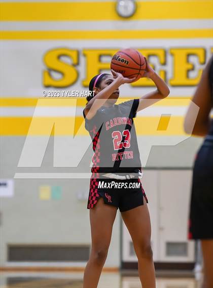 Thumbnail 1 in Indianapolis Cardinal Ritter vs. Indianapolis Washington (IHSAA 3A Sectional Semi-Final) photogallery.