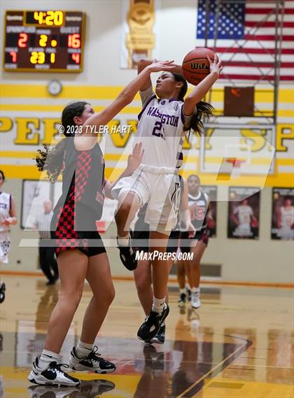 Thumbnail 1 in Indianapolis Cardinal Ritter vs. Indianapolis Washington (IHSAA 3A Sectional Semi-Final) photogallery.