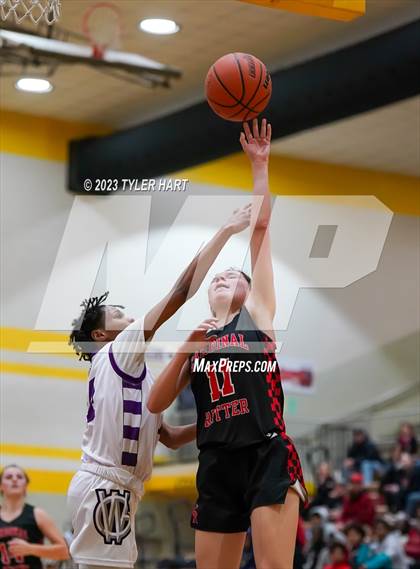 Thumbnail 2 in Indianapolis Cardinal Ritter vs. Indianapolis Washington (IHSAA 3A Sectional Semi-Final) photogallery.