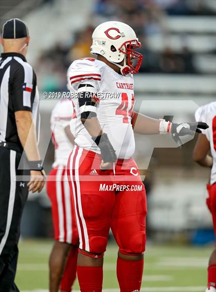 Thumbnail 3 in Carthage vs. Crandall (UIL 4A Division I Region III Regional Playoff) photogallery.