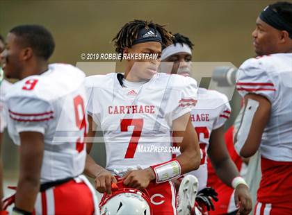 Thumbnail 2 in Carthage vs. Crandall (UIL 4A Division I Region III Regional Playoff) photogallery.