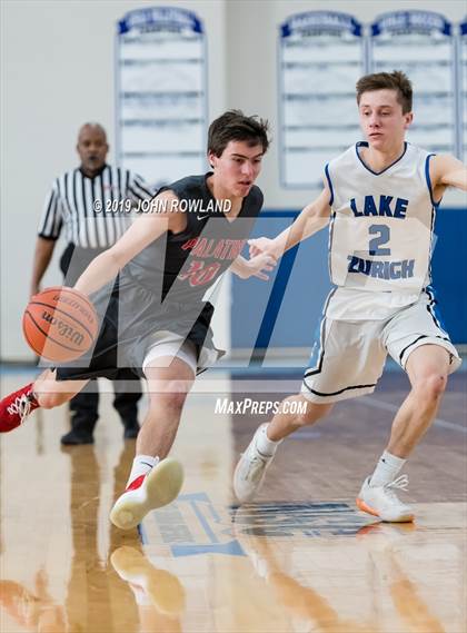 Thumbnail 1 in Palatine vs. Lake Zurich (Lake Zurich MLK 3rd Place Game) photogallery.
