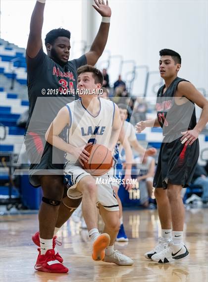 Thumbnail 3 in Palatine vs. Lake Zurich (Lake Zurich MLK 3rd Place Game) photogallery.