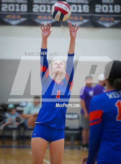 Thumbnail 3 in American Leadership Academy - Gilbert North vs. Westwood  (Spiketown Invitational) photogallery.