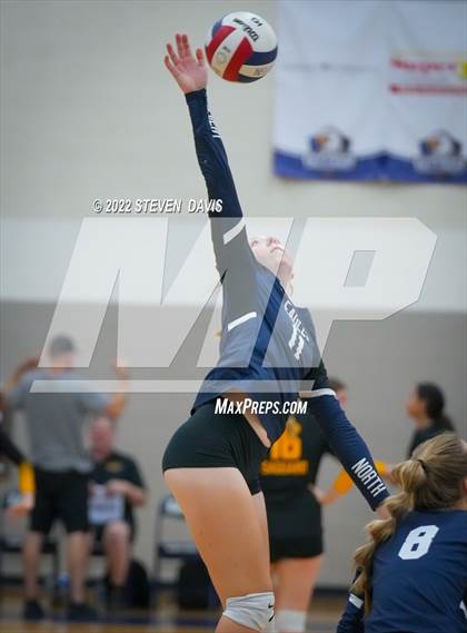 Thumbnail 1 in American Leadership Academy - Gilbert North vs. Westwood  (Spiketown Invitational) photogallery.