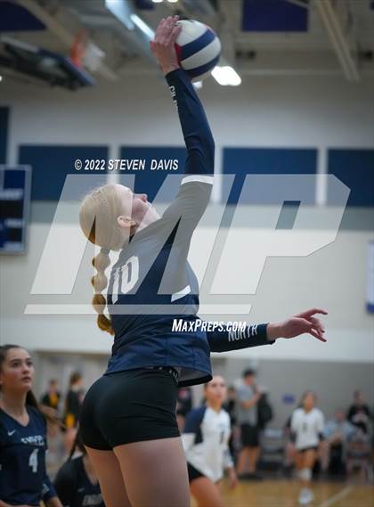 Thumbnail 2 in American Leadership Academy - Gilbert North vs. Westwood  (Spiketown Invitational) photogallery.