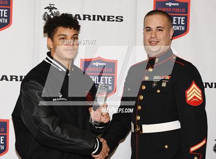 Thumbnail 1 in Marines H.S. Male Athlete of the Month - Jordan Benoit  photogallery.