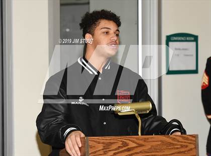 Thumbnail 3 in Marines H.S. Male Athlete of the Month - Jordan Benoit  photogallery.