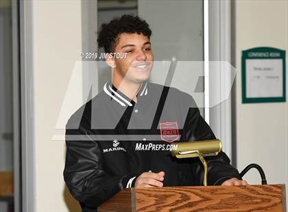 Thumbnail 2 in Marines H.S. Male Athlete of the Month - Jordan Benoit  photogallery.