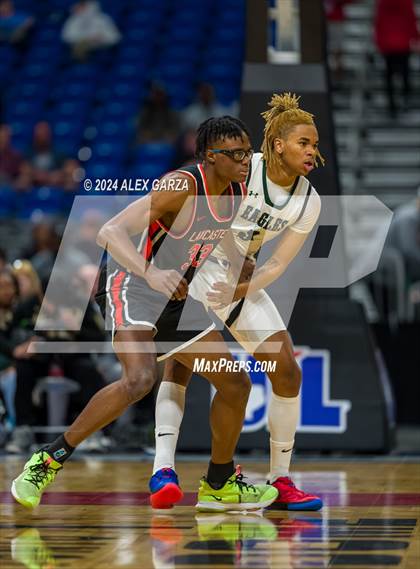 Thumbnail 2 in Ellison vs Lancaster (UIL 5A Basketball Final) photogallery.