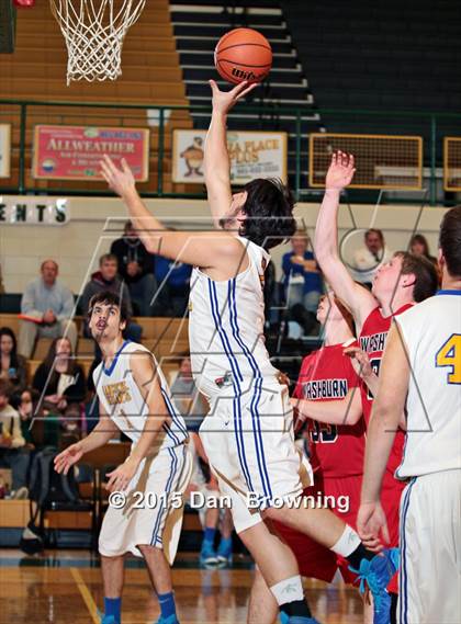 Thumbnail 3 in Washburn vs Hancock County (TSSAA D2A Quarterfinals) photogallery.