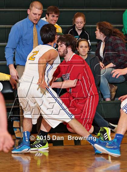 Thumbnail 2 in Washburn vs Hancock County (TSSAA D2A Quarterfinals) photogallery.