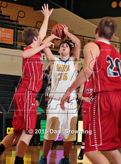 Thumbnail 3 in Washburn vs Hancock County (TSSAA D2A Quarterfinals) photogallery.
