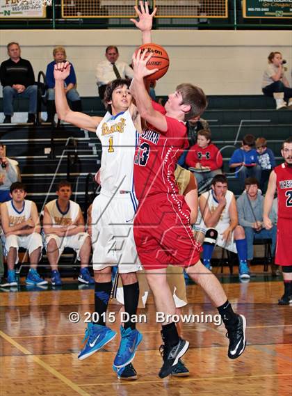 Thumbnail 1 in Washburn vs Hancock County (TSSAA D2A Quarterfinals) photogallery.