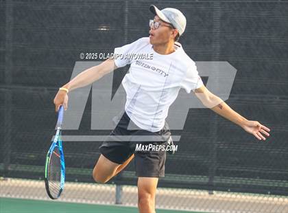 Thumbnail 1 in UIL 3A Boys Tennis (Round of Sixteen) photogallery.