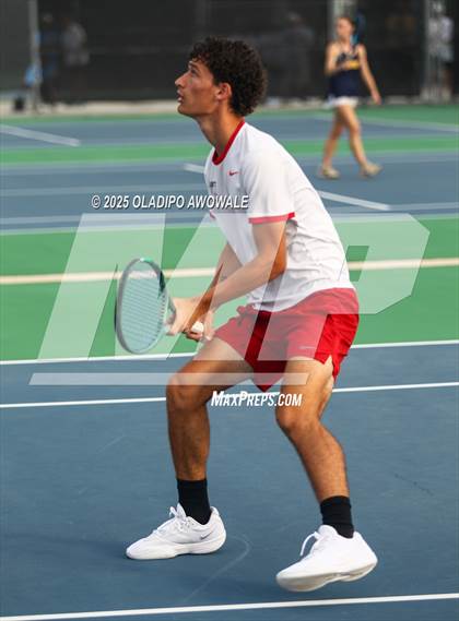 Thumbnail 2 in UIL 3A Boys Tennis (Round of Sixteen) photogallery.