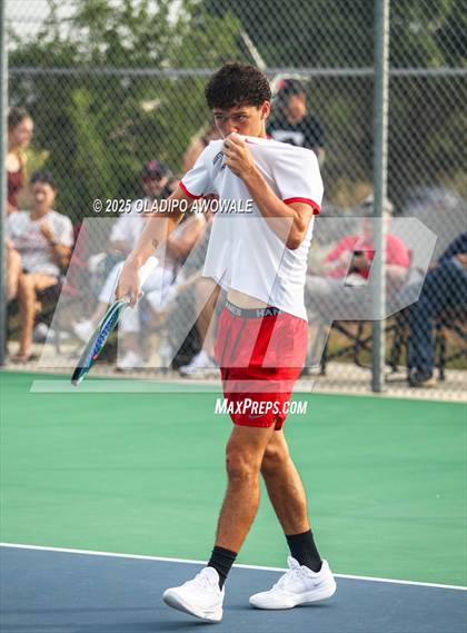 Thumbnail 2 in UIL 3A Boys Tennis (Round of Sixteen) photogallery.