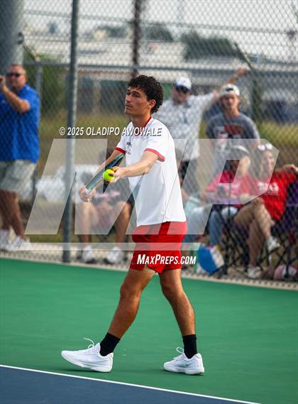 Thumbnail 1 in UIL 3A Boys Tennis (Round of Sixteen) photogallery.