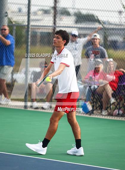 Thumbnail 2 in UIL 3A Boys Tennis (Round of Sixteen) photogallery.