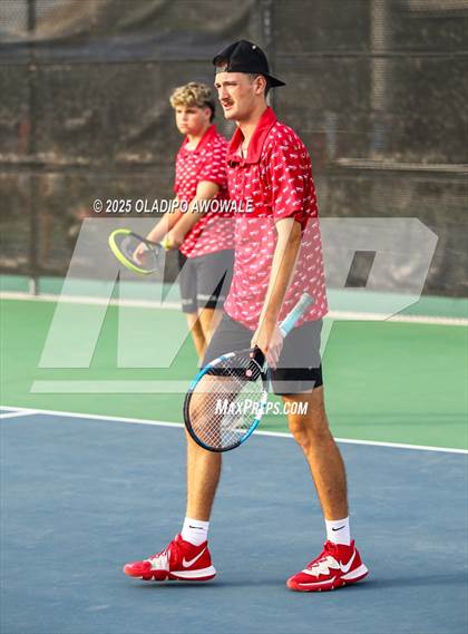 Thumbnail 2 in UIL 3A Boys Tennis (Round of Sixteen) photogallery.
