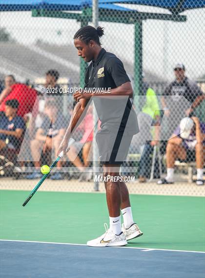 Thumbnail 2 in UIL 3A Boys Tennis (Round of Sixteen) photogallery.