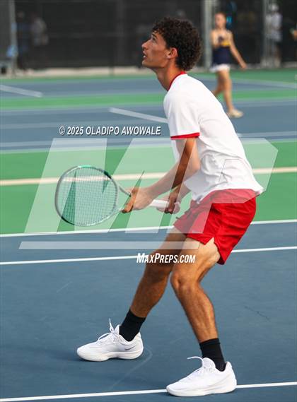Thumbnail 3 in UIL 3A Boys Tennis (Round of Sixteen) photogallery.
