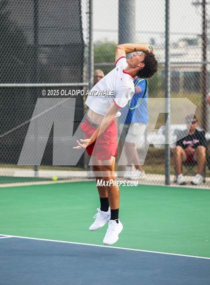 Thumbnail 2 in UIL 3A Boys Tennis (Round of Sixteen) photogallery.