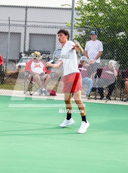 Thumbnail 2 in UIL 3A Boys Tennis (Round of Sixteen) photogallery.