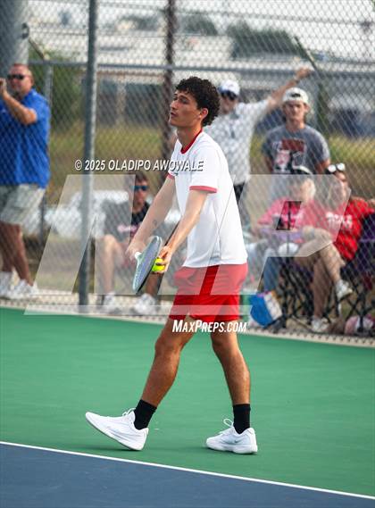 Thumbnail 3 in UIL 3A Boys Tennis (Round of Sixteen) photogallery.